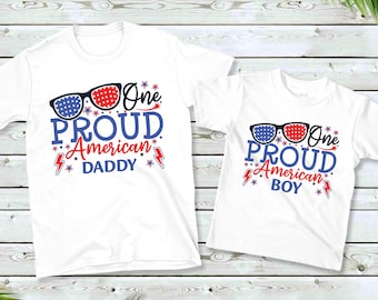 Custom American Family 4th of July Shirt: Personalized USA Flag