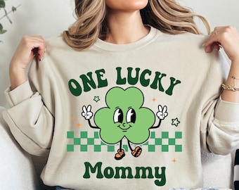 Personalized One Lucky Shirt, Family Matching One Lucky Tee, One Lucky Mommy Shirt, St Patrick's Day Tee, St Paddy's Day Shirt