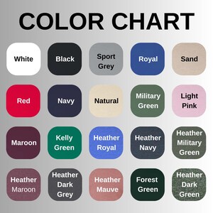 a color chart of different shades of paint