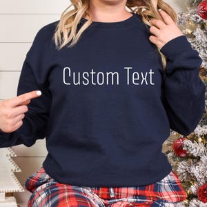 Custom Text Sweatshirt: Personalized Hoodie