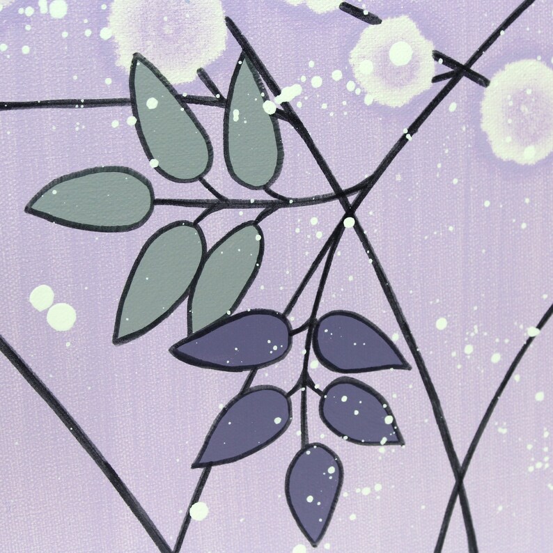 Large Nursery Wall Art Original Painting of Flowers Mixed Etsy