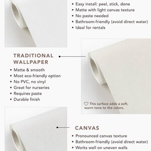 Beige & White lines self adhesive wall mural, neutral abstract peel and stick wallpaper, minimalist design removable wallpaper image 11