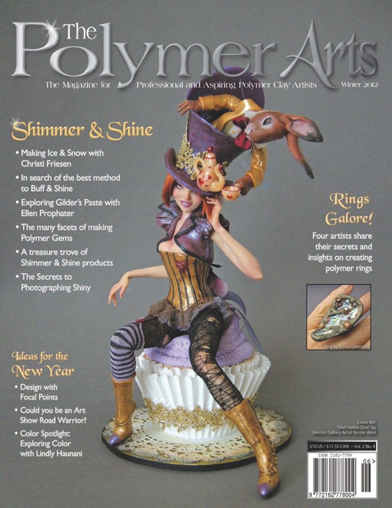 The Polymer Arts Winter 2012Shimmer & Shine Vol.2, No.4 Digital/PDF image 1