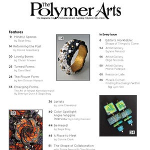 The Polymer Arts Spring 2017Shape & Form Vol.7. No.1 image 2