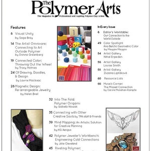 The Polymer Arts Summer 2015Conncetions Vol.5, No.2 image 2