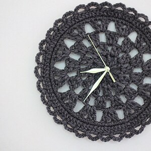 Clock Crochet Pattern home decor clock Crochet Pattern  Instant Download