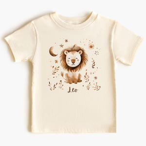 Leo Zodiac Sign Kids T-Shirt, Birth Astrology Kids T-Shirt, Zodiac Kids Shirt, Zodiac Sign, Horoscope Shirt, Birthday Gift, Astrology