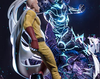 One shot man VS Thunder - Full Diorama