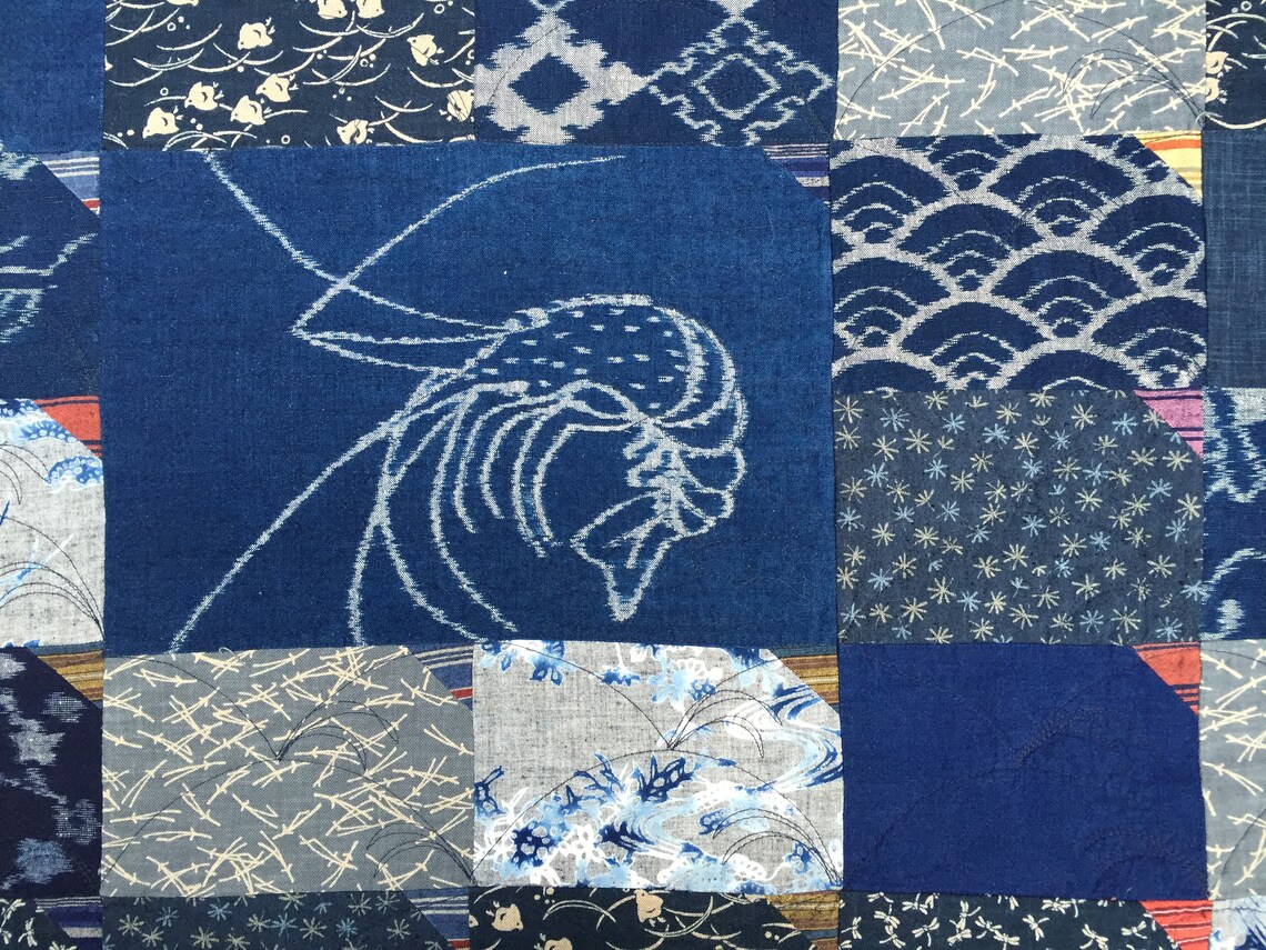 Pieces of Indigo Quilt Pattern PDF, Easy Quilt Pattern, Beginner Quilt ...