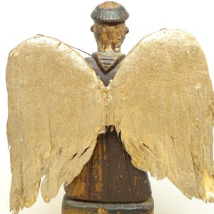 Vintage Wings for Angel Santos, Gold Painted Feathers, Christmas Nativity Putz