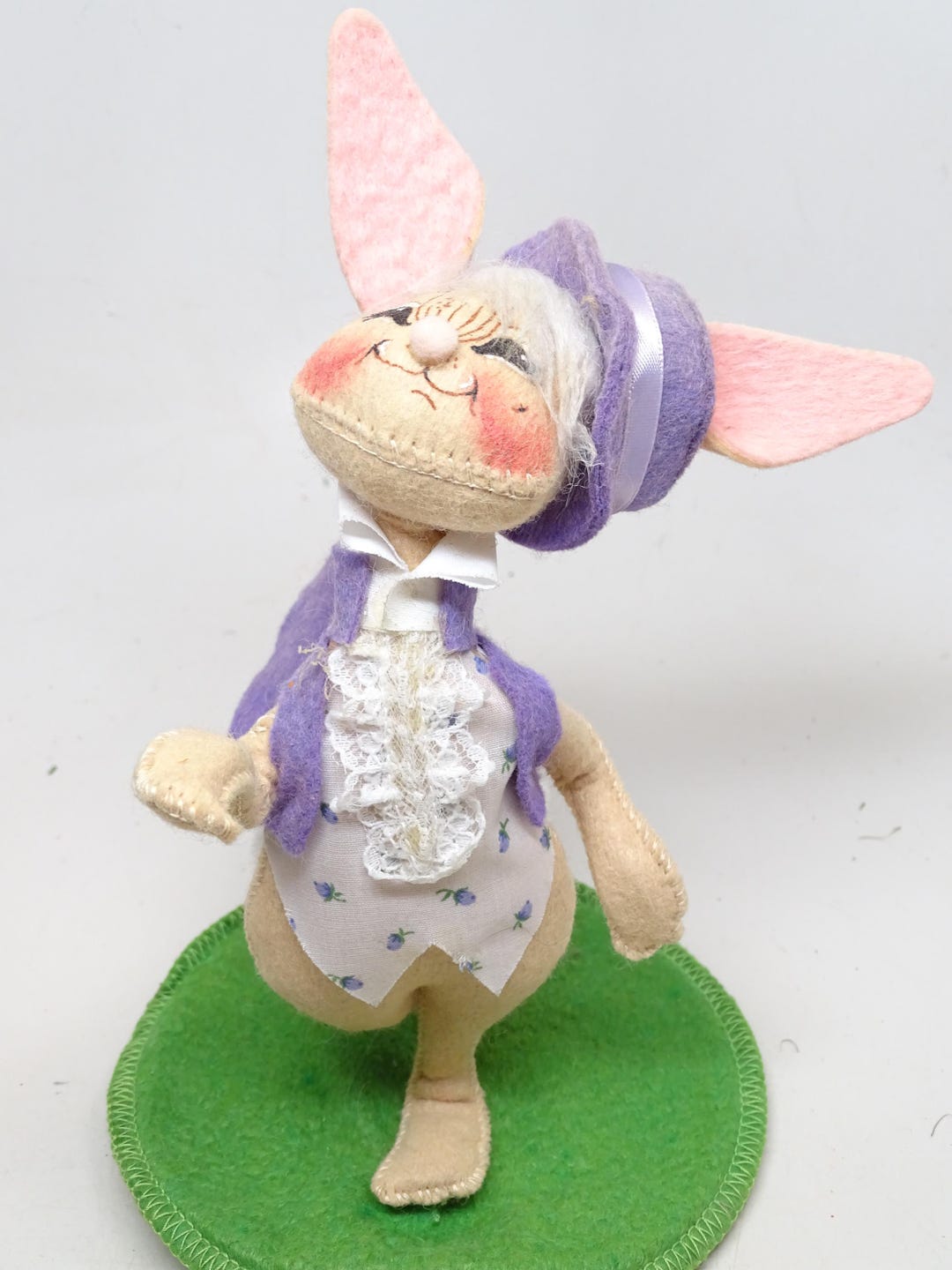 Vintage Annalee Easter Bunny Rabbit Doll, Original 1990 Tag, Easter ...
