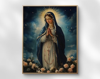 Our Lady of the Rosary Painting by Juan de Uceda - Fine Art America