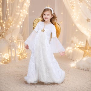 golden angel dress Gold angelic outfit