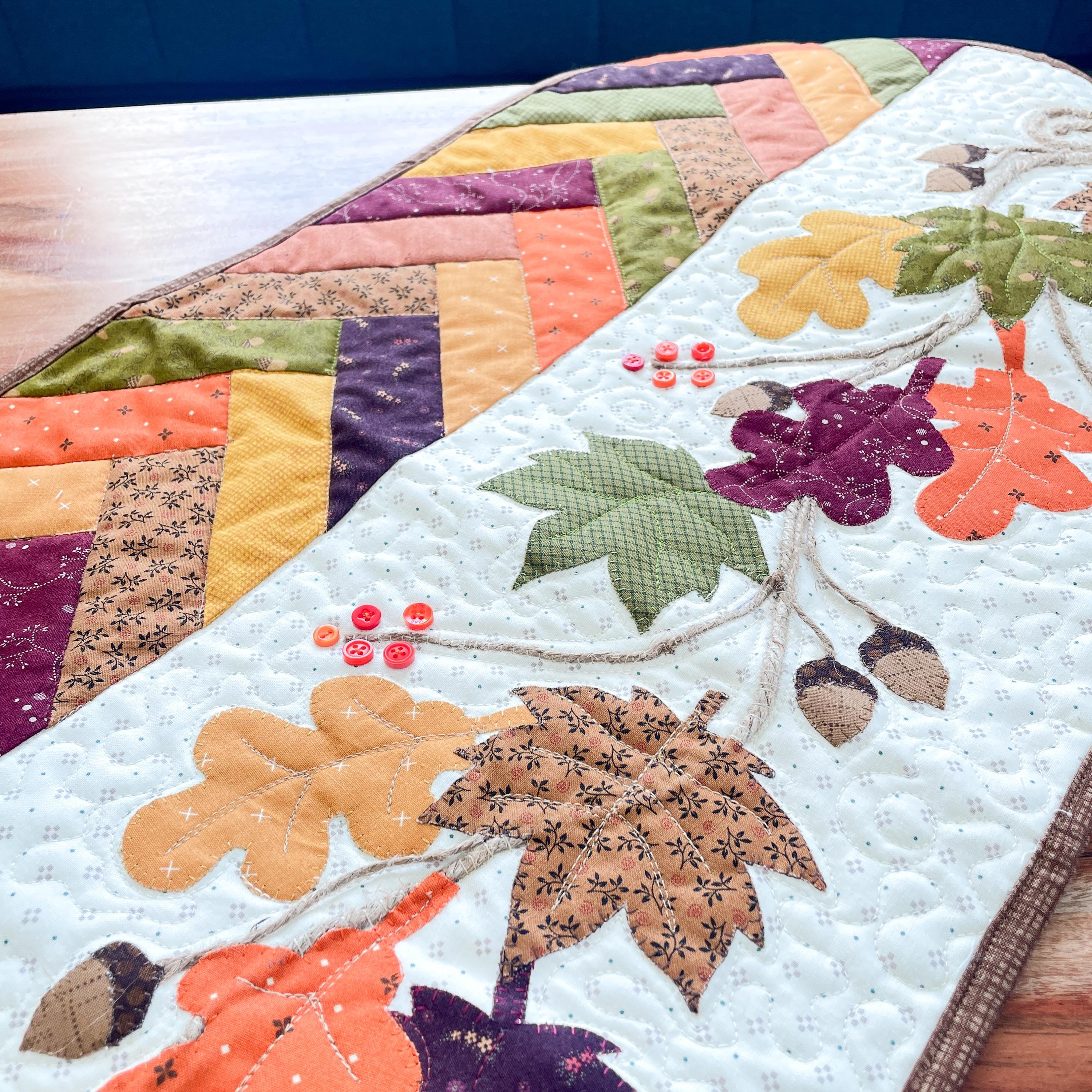 Leaves Are Falling Skyscraper Quilt Sewing Pattern (october) - Etsy