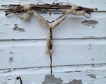 Flax Bow - Harmony Bow - Grape vine - for Peace and Harmony