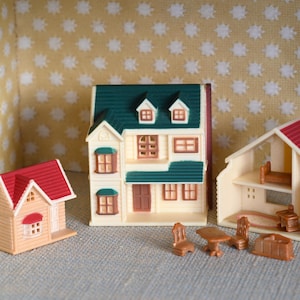 Miniatuurpoppenhuis en -meubels - Sylvanian, klein, kinderkamer, speelgoedwinkel, Calico Critters