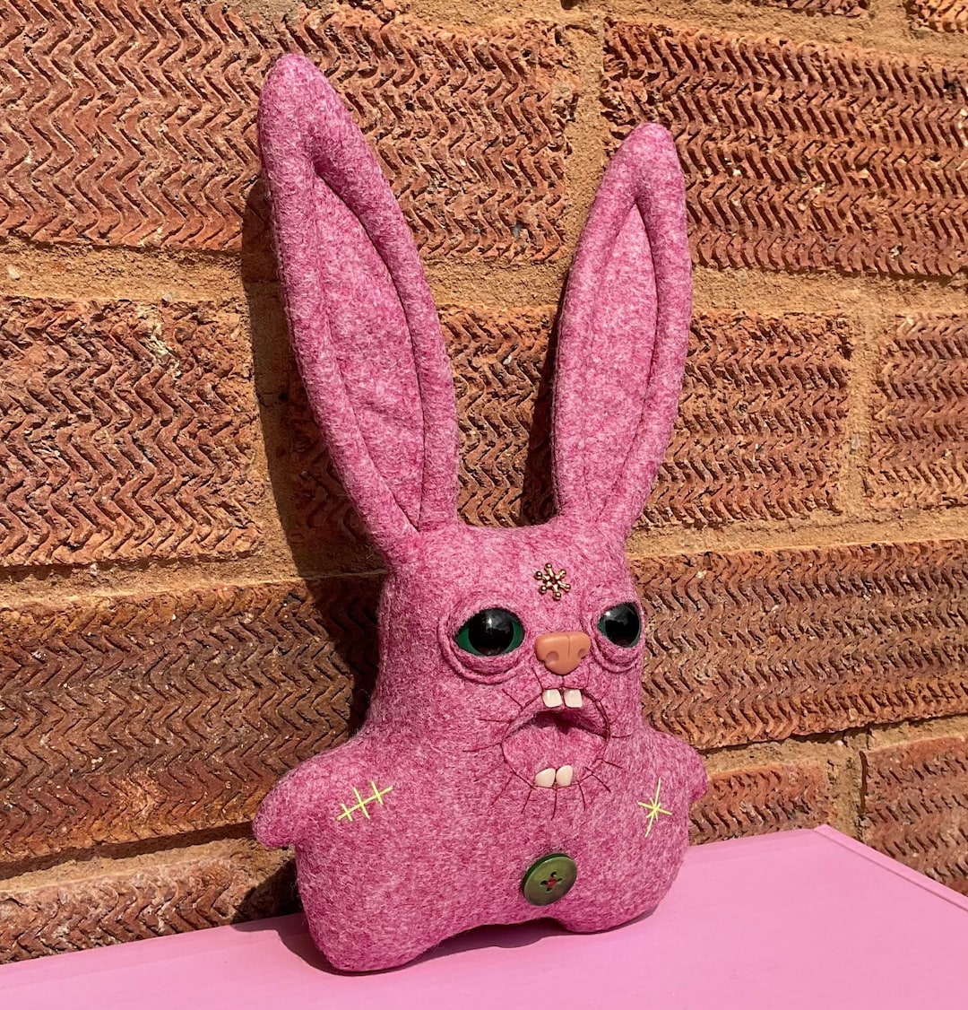 Boisterous Bunny Uncanimal Skinned Rabbit Monster Plush (flesh Pink) - Etsy
