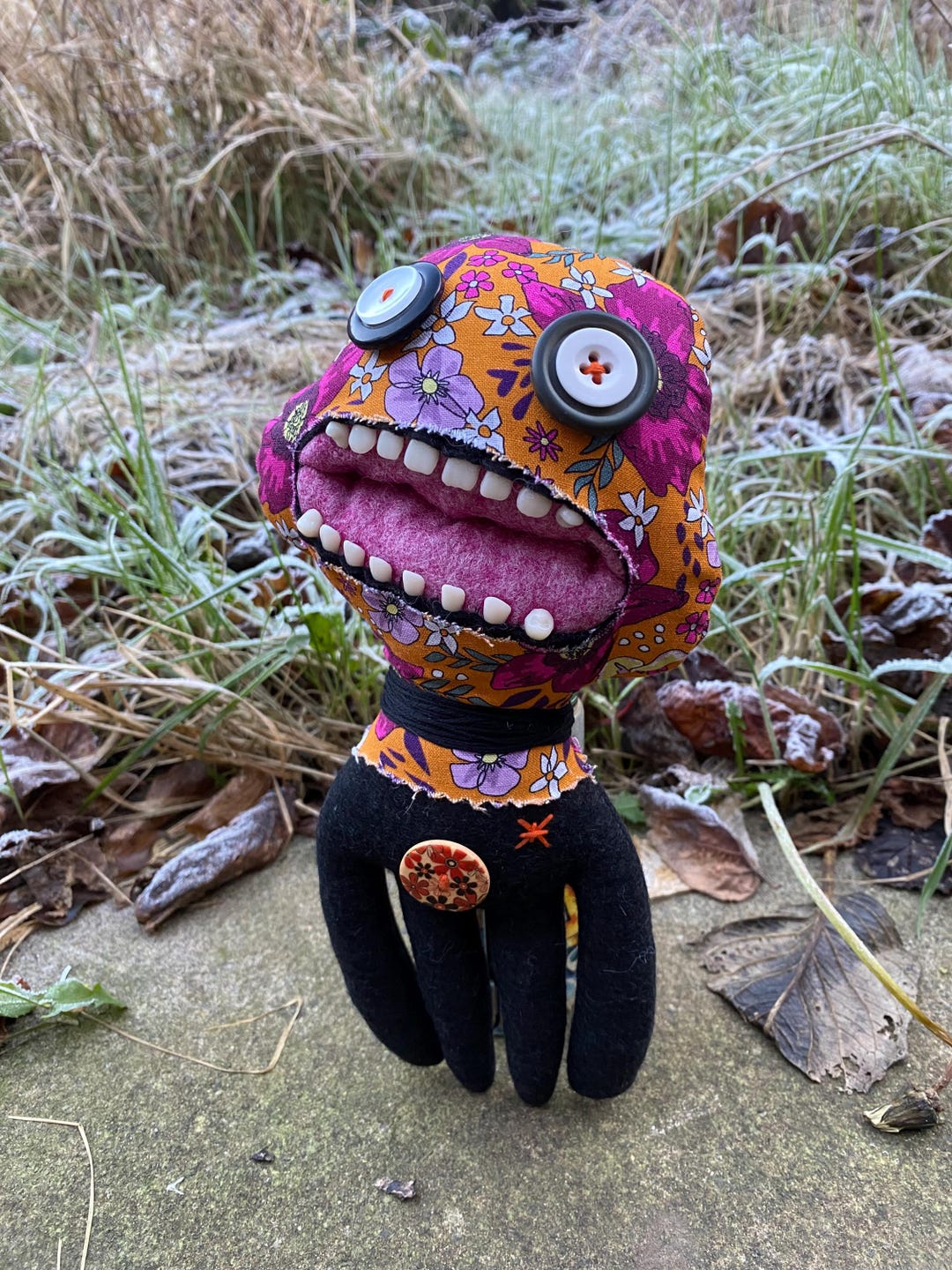 Shadow Sack Jack Uncanimal Creepy Voodoo Doll Monster Plush (orange ...