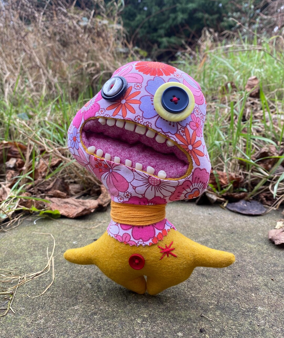 Shadow Sack Brat Uncanimal Creepy Voodoo Doll Monster Plush (pink ...