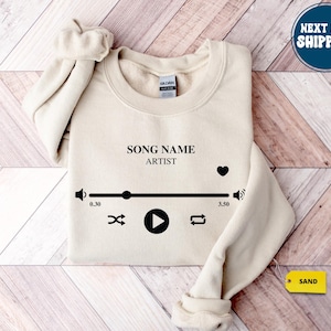 Custom Song Name Shirt Gift For Birthday, Custom Artist Name Shirt, Custom Song Name T-Shirt, Favorite Song Tee, Custom Favorite Artist Tee