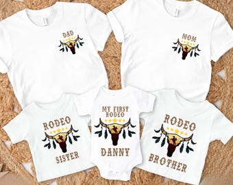 Rustic Ranch Family Matching Shirts – Western Rodeo Outfit