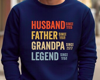 Papa EST 2025 T-Shirt: Neuer Vater Geschenk, Schwangerschaft offenbaren Tee