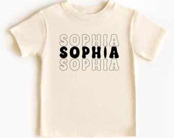 Personalized Youth Hoodie, Custom Name Sweatshirt, Monogram Pullover, Kids Christmas Gift, Unisex Toddler Shirt, Crew Neck Apparel