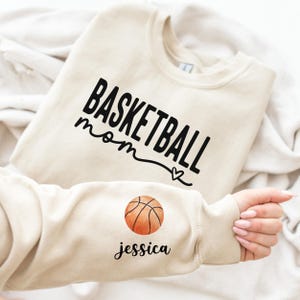 Kundenspezifisches Basketball-Sweatshirt, Ihr Namensbasketball-Shirt, Basketball-Tante, Oma-Shirt, Basketball-Mama-Shirt, kundenspezifisches Basketball-Shirt