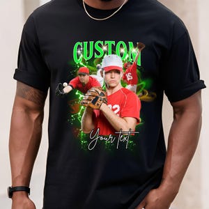Custom Baseball Player Shirt, Custom Name Baseball Shirt, Baseball Mom Custom Shirt, Bootleg Baseball, Team Name, Senior Night