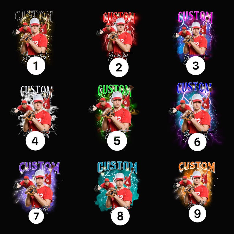 a series of photos of a woman in a red shirt