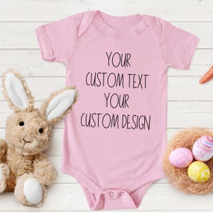 Custom Text Baby Bodysuit, Personalized Gift, Personalized Bodysuit, Baby Girl Gift, Boho Baby Clothes, Baby Shower Gift