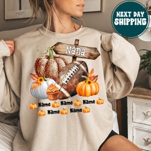 Personalized Nana &#39;s Little With Grandkids Pumpkins 2024 Autumn, Grandma Mimi Nana Gigi Fall Shirt, Pumpkin Grandma&#39;s Little Pumpkin