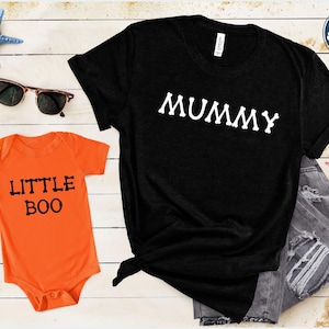 Halloween Couple Sweatshirts, Matching Halloween Family shirts, Mom Dad Baby Toddler Shirt, Kid Halloween Party Shirt, group halloween shirt