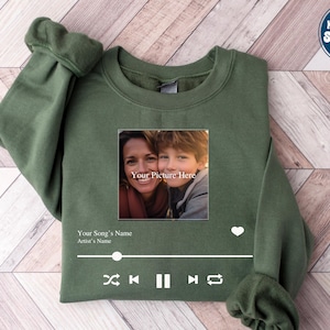 Benutzerdefiniertes Songname-Shirt und Foto-Shirt, benutzerdefiniertes Künstlername-Shirt, benutzerdefiniertes Songname-T-Shirt, Lieblingslied-T-Shirt, benutzerdefiniertes Lieblingskünstler-T-Shirt