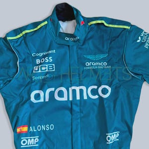 Fernando Alonso 2024 Go-Kart Racing Suit – CIK/FIA Level 2 Certified | High-Performance Race-Wear