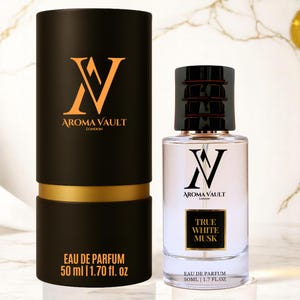 True White Musk | Sublime Purity and Tranquil Elegance | Elegant Rose and Warm Musk Blend | Fabulous & Long Lasting