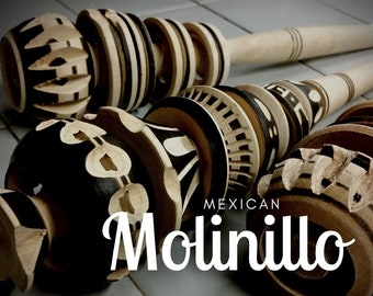 Mexican Molinillo - Wooden Whisk for Hot Chocolate and Beverages From Baja With Love