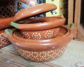 Cazuela de Barro Rojo – Cocina Tradicional Mexicana de Terracota