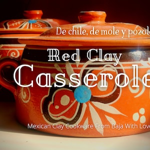 Mexican Red Clay Casserole From Baja With Love