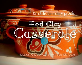 Mexican Red Clay Casserole From Baja With Love