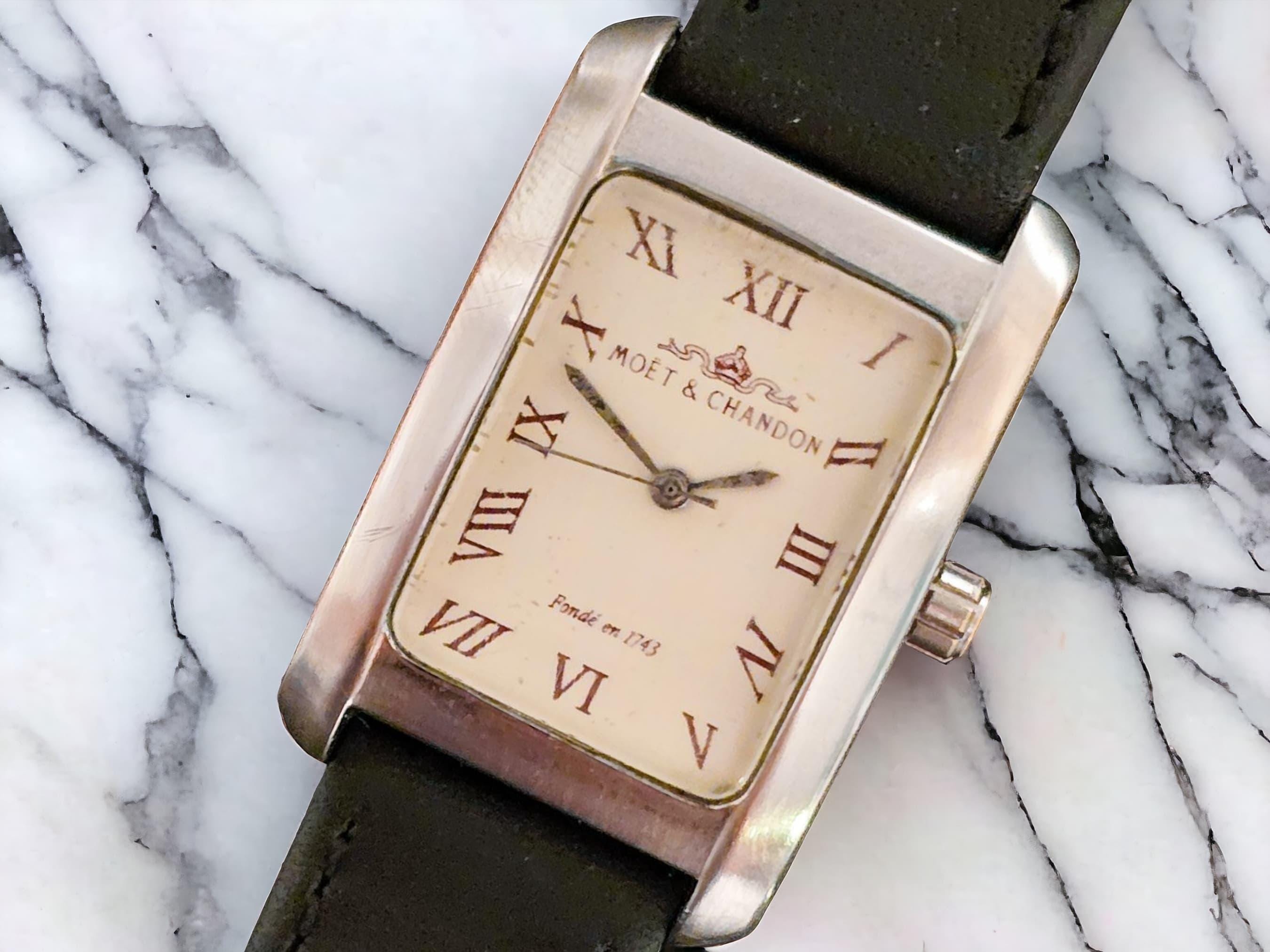 MOËT & CHANDON リザーヴ・ヴィンテージ Rare Moët & Chandon Commemorative Watch | Vintage Stainless