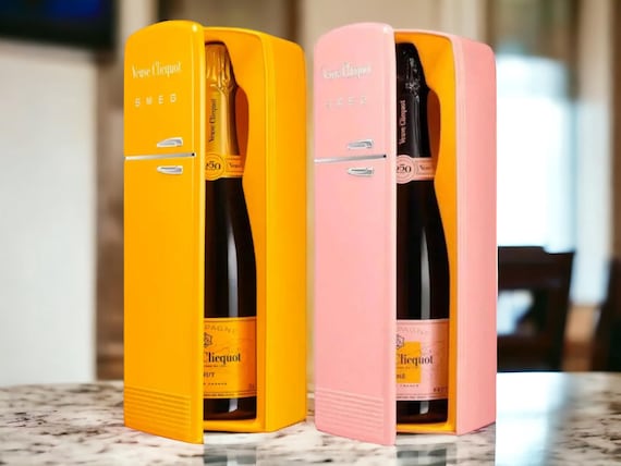 Limited Edition Veuve Clicquot Yellow or Pink Smeg Cooler