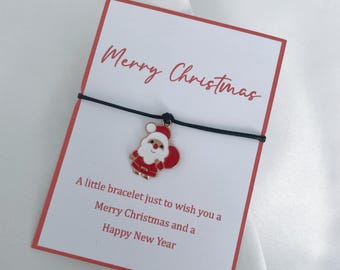 Christmas bracelet Christmas stocking filler Christmas Eve box filler Xmas stocking present for her kids bracelet gift