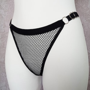 Sheer panties, custom panties, sexy panties, plus size lingerie,  see thru underwear, transparent bikini.
