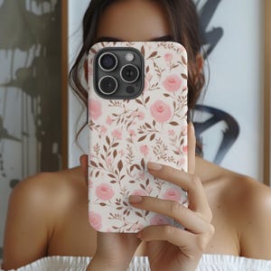 Floral print phone case, Floral Case For Phone 14 13 12 11 Pro Max,Wildflower Aesthetic Phone Case, Flowers Phone Case,Botanical  Phone Case