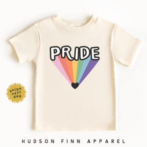 Pride Rainbow Prism Shirt, Pride Shirt, Rainbow Pride Toddler Tee, Pride Month T-Shirt, Gift for LGBTQ Community, LGBTQ Gift