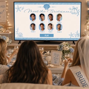 Most Likely To Bachelorette Game Gender Swap Bachelorette Game Editable Canva Presentation Funny Hen Party TV Game Template image 3