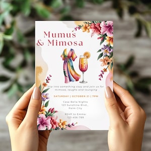 moo moo dress party invitations Editable Muumuu Birthday Invitation, Tropical Havana Party (printable Template)