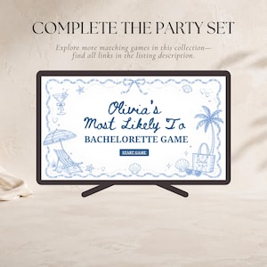 Last Toast on the Coast Bachelorette Invitation and Itinerary Template Beach Bach Invite Coastal Bachelorette Weekend Girls Trip Canva image 7