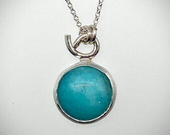 Sterling Silver Amazonite Necklace